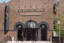 picture of the front of the theatre